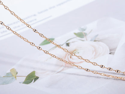 [CiCi]ECHAPPEE NECKLACE PINK GOLD