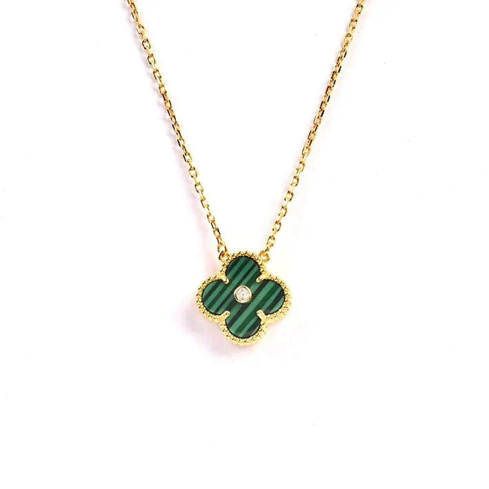 [CiCi]CLOVER 15MM DIAMOND TURQUOISE HALSKETTE