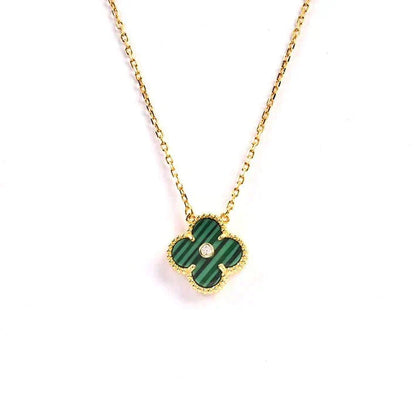 [CiCi]CLOVER 15MM DIAMOND TURQUOISE HALSKETTE