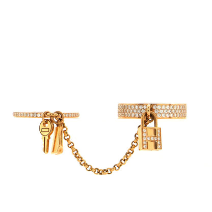 [CiCi]HM KELLY CLOCHETTE DOUBLE RING IN  WITH DIAMONDS