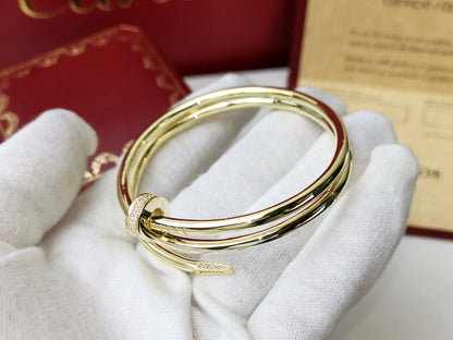[CiCi]JUSTE BRACELET 3.5MM DOUBLE ROW DIAMOND