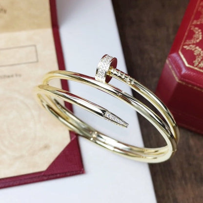 [CiCi]JUSTE BRACELET 3.5MM DOUBLE ROW DIAMOND