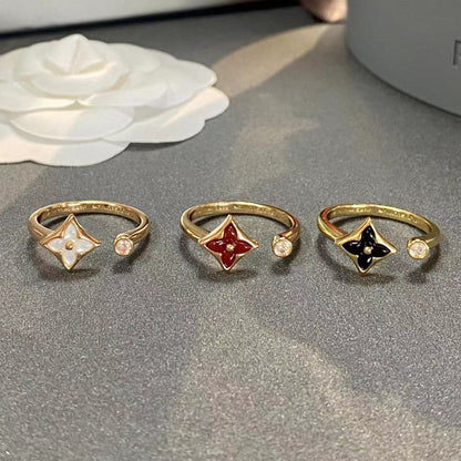 [CiCi]STAR 1 DIAMOND OPEN RING