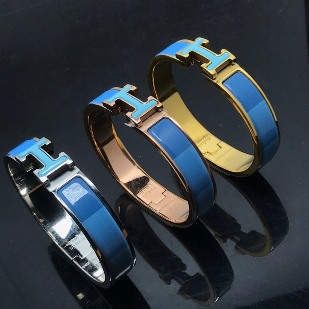[CiCi]H BRACELET BLUE RAINBOW CERAMIC