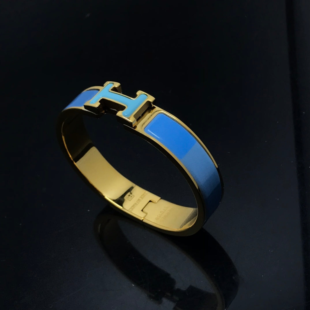 [CiCi]H BRACELET BLUE RAINBOW CERAMIC