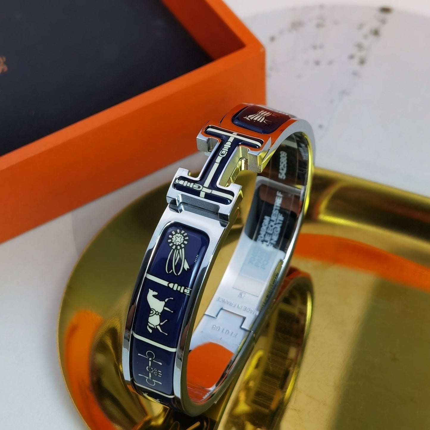 [CiCi]H COUVERTURES DARK BLUE BRACELET
