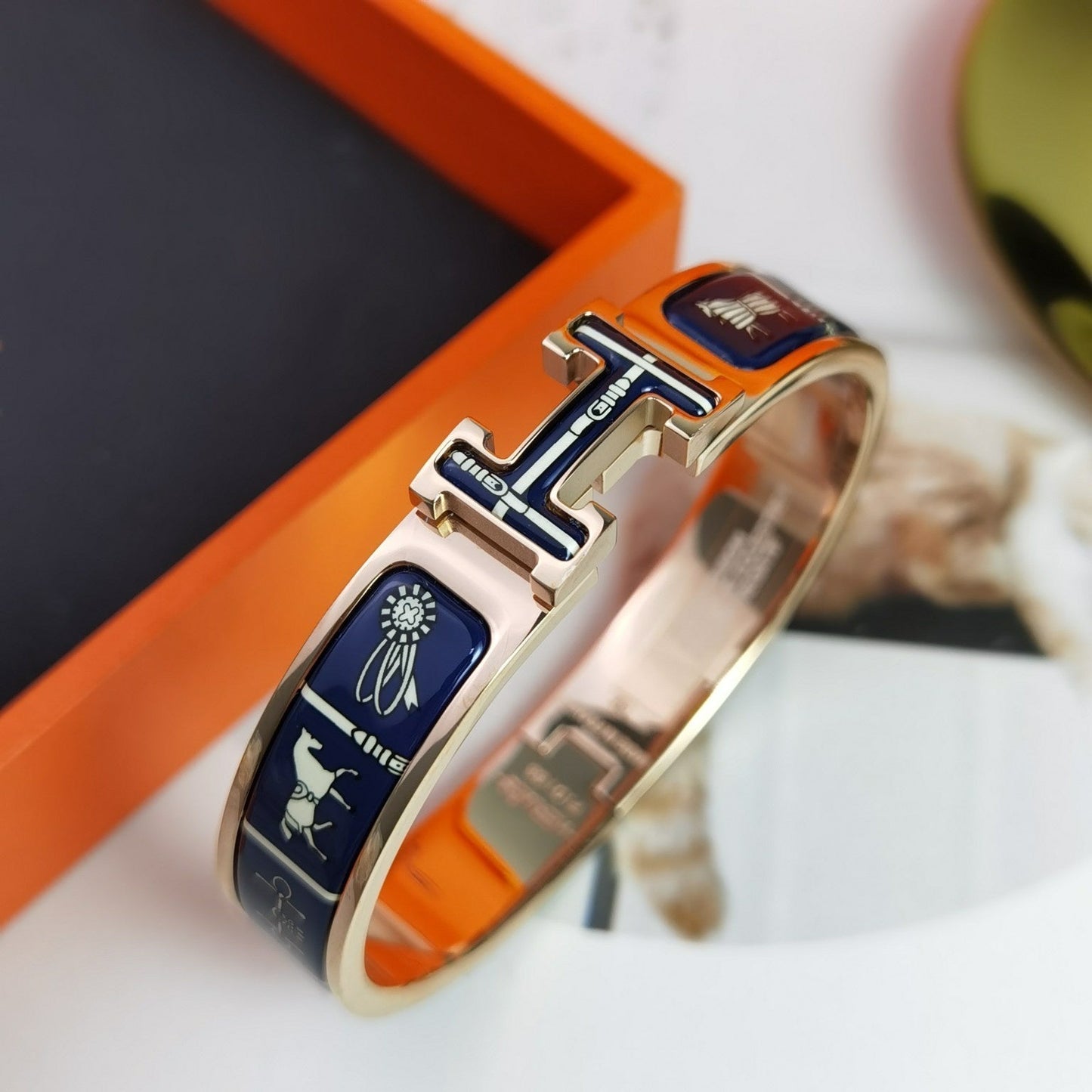 [CiCi]H COUVERTURES DARK BLUE BRACELET