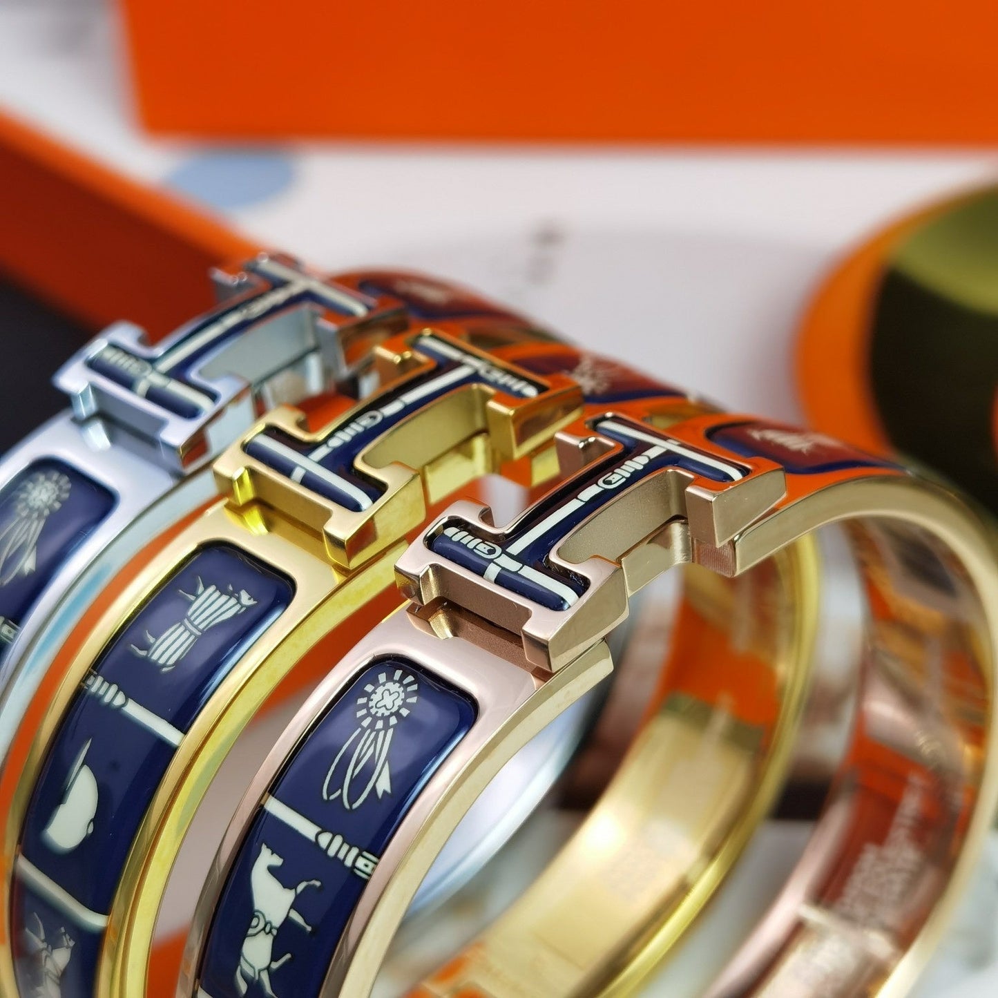 [CiCi]H COUVERTURES DARK BLUE BRACELET