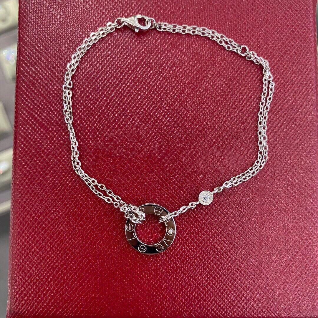 [CiCi]LOVE BRACELET 2 DIAMOND