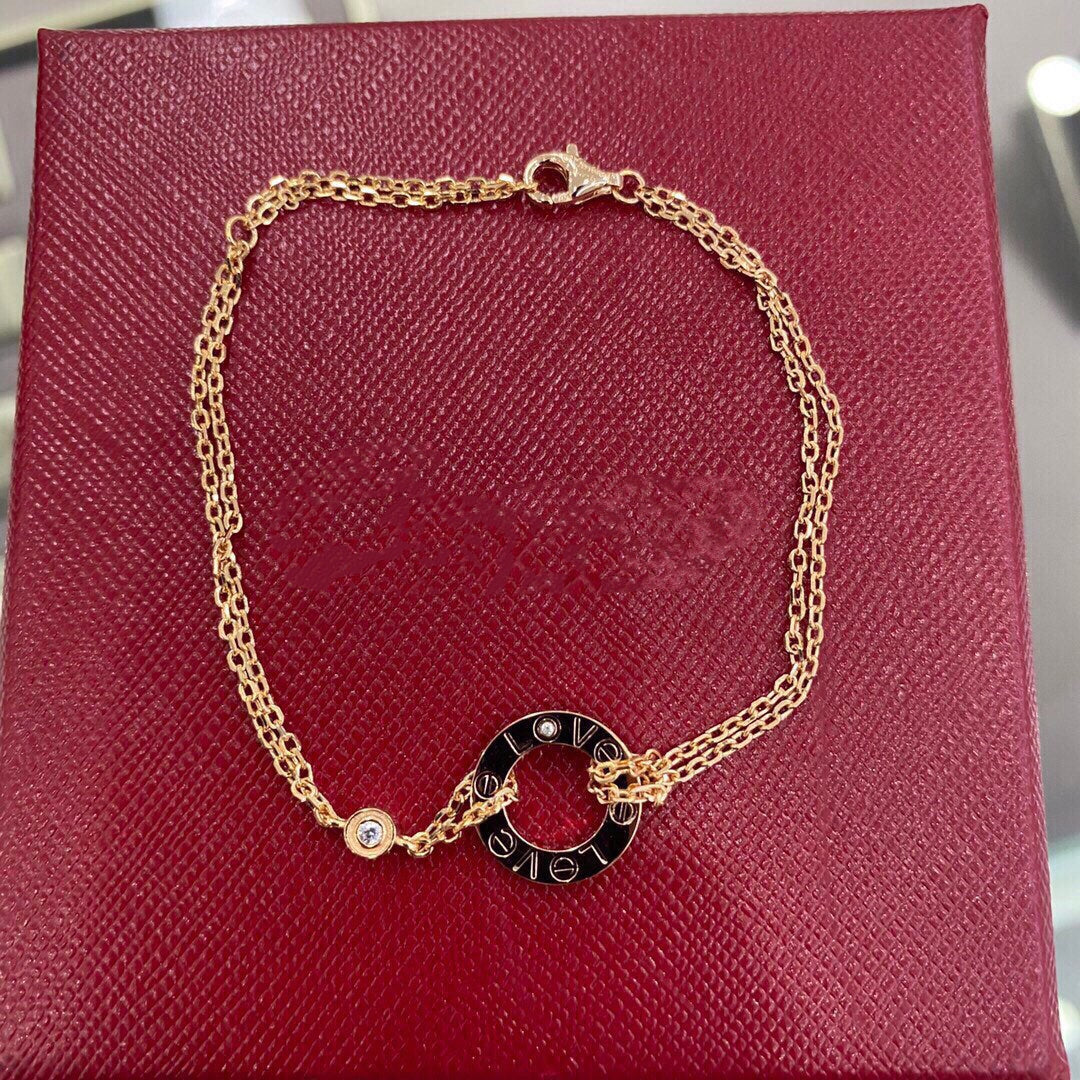 [CiCi]LOVE BRACELET 2 DIAMOND