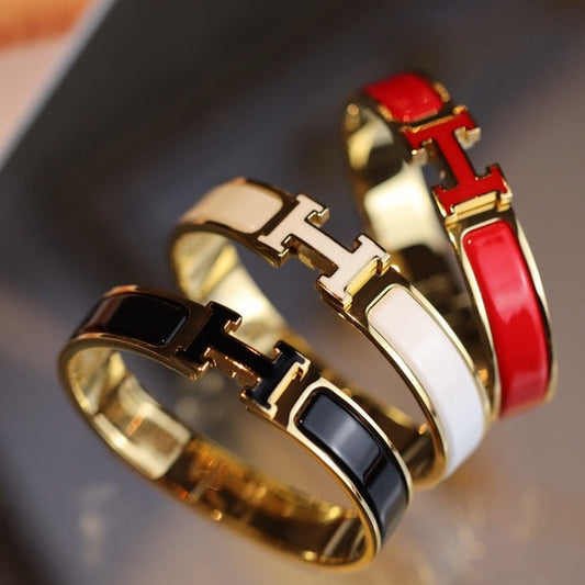 [CiCi]H BRACELET 12MM GOLD