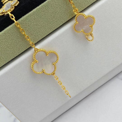 [CiCi]MAGIC CLOVER MOP GOLD BRACELET 5 MOTIFS