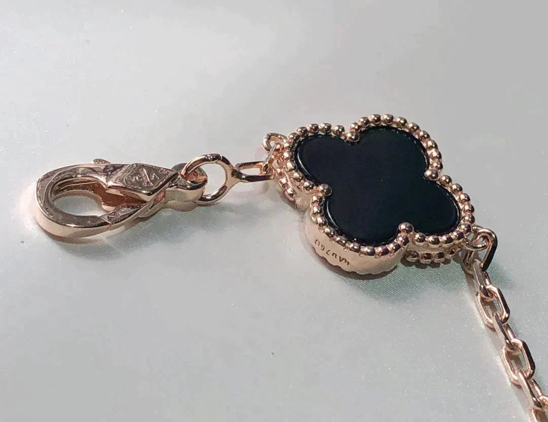 [CiCi]CLOVER 5 MOTIFS MULTICOLOR BRACELET