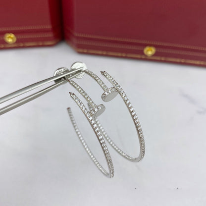 [CiCi]JUSTE EARRINGS FULL DIAMONDS 1.8MM