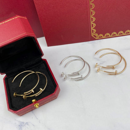 [CiCi]JUSTE EARRINGS FULL DIAMONDS 1.8MM