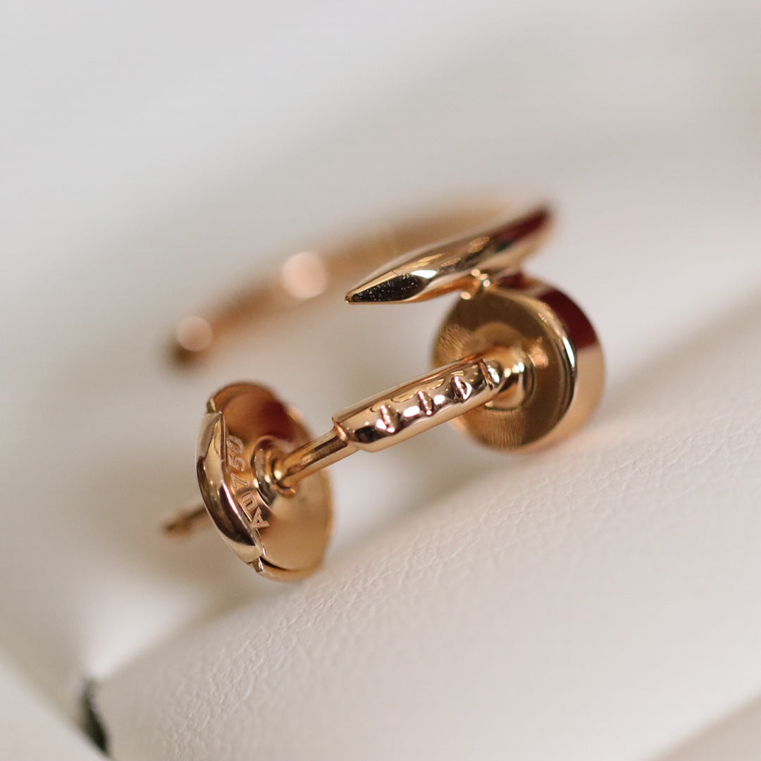 [CiCi]JUSTE EARRINGS PINK GOLD