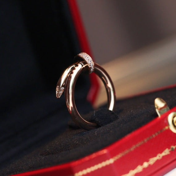 [CiCi]JUSTE RING 2.65MM PINK GOLD DIAMOND