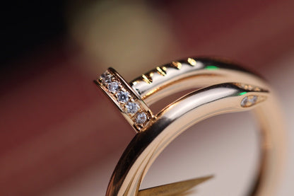 [CiCi]JUSTE RING 2.65MM PINK GOLD DIAMOND
