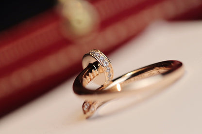 [CiCi]JUSTE RING 2.65MM PINK GOLD DIAMOND