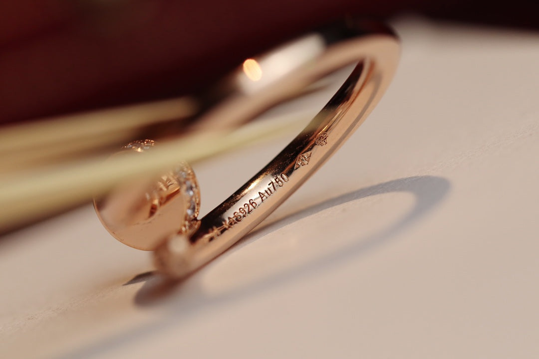 [CiCi]JUSTE RING 2.65MM PINK GOLD DIAMOND