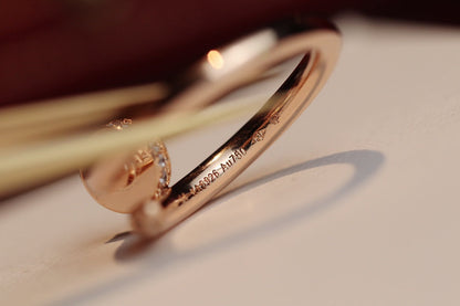 [CiCi]JUSTE RING 2.65MM PINK GOLD DIAMOND