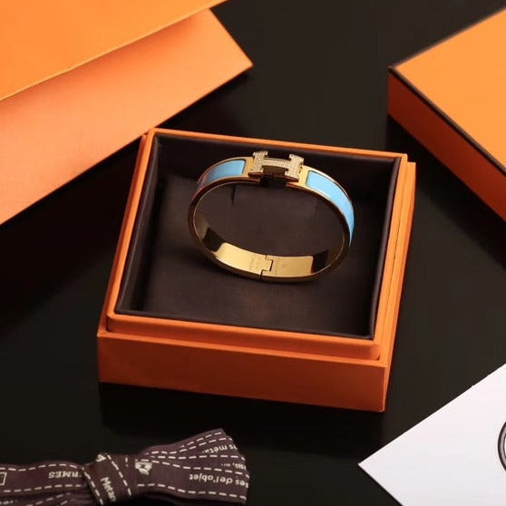 [CiCi]H CLOUD BLUE BRACELET GOLD DIAMOND