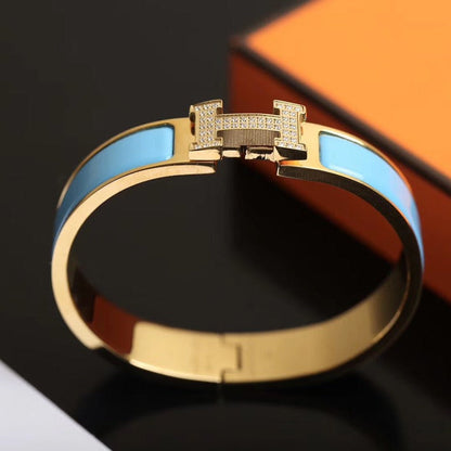 [CiCi]H CLOUD BLUE BRACELET GOLD DIAMOND