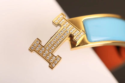[CiCi]H CLOUD BLUE BRACELET GOLD DIAMOND
