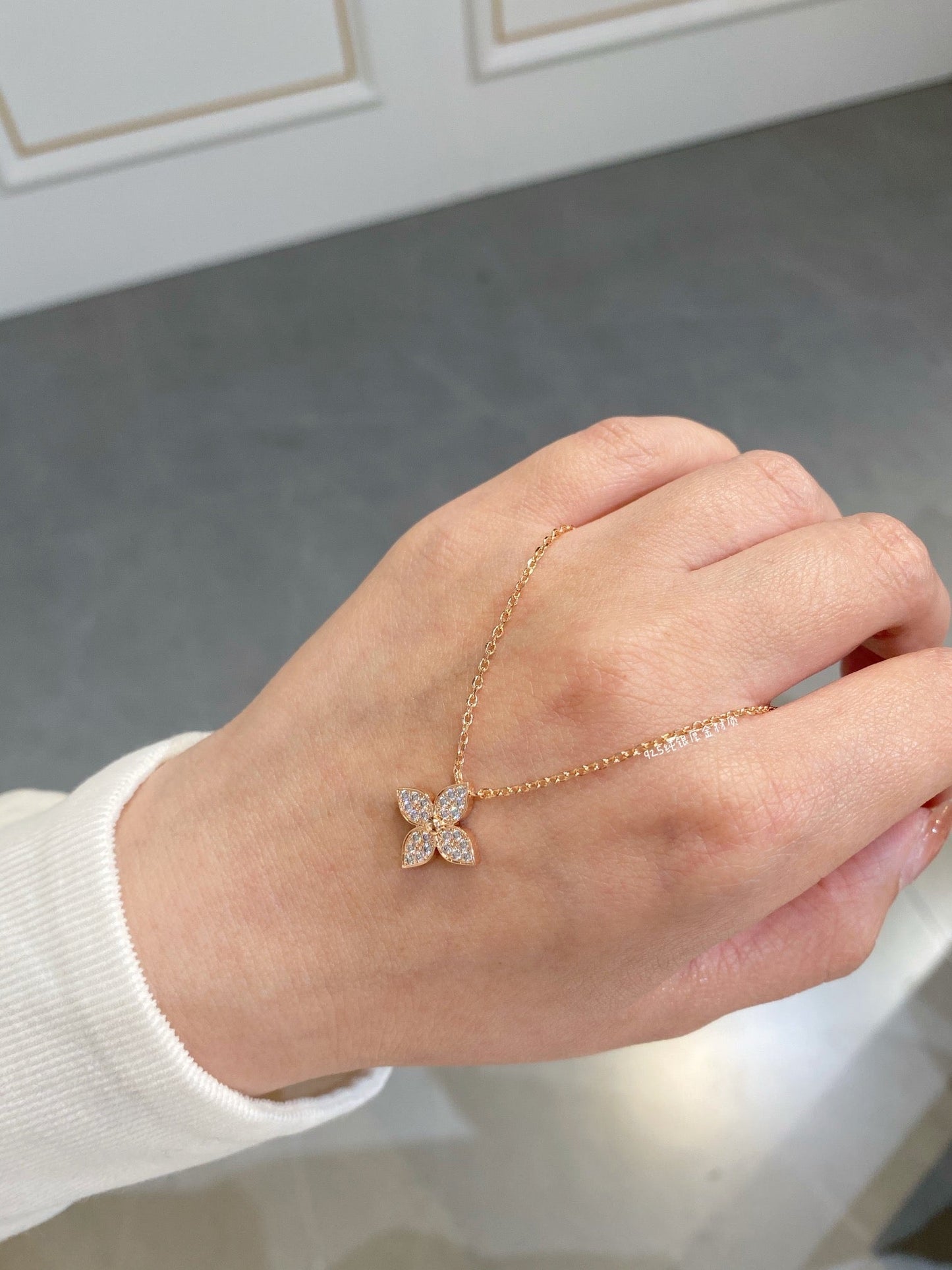 [CiCi]STAR DIAMOND NECKALCE