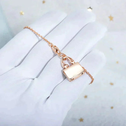 [CiCi]AMULETTE PEDANT ROSE GOLD NECKLACE