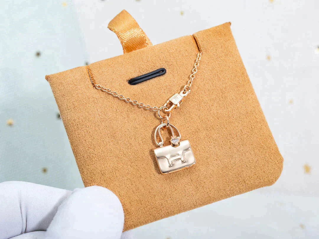 [CiCi]AMULETTE PEDANT ROSE GOLD NECKLACE