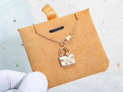 [CiCi]AMULETTE PEDANT ROSE GOLD NECKLACE