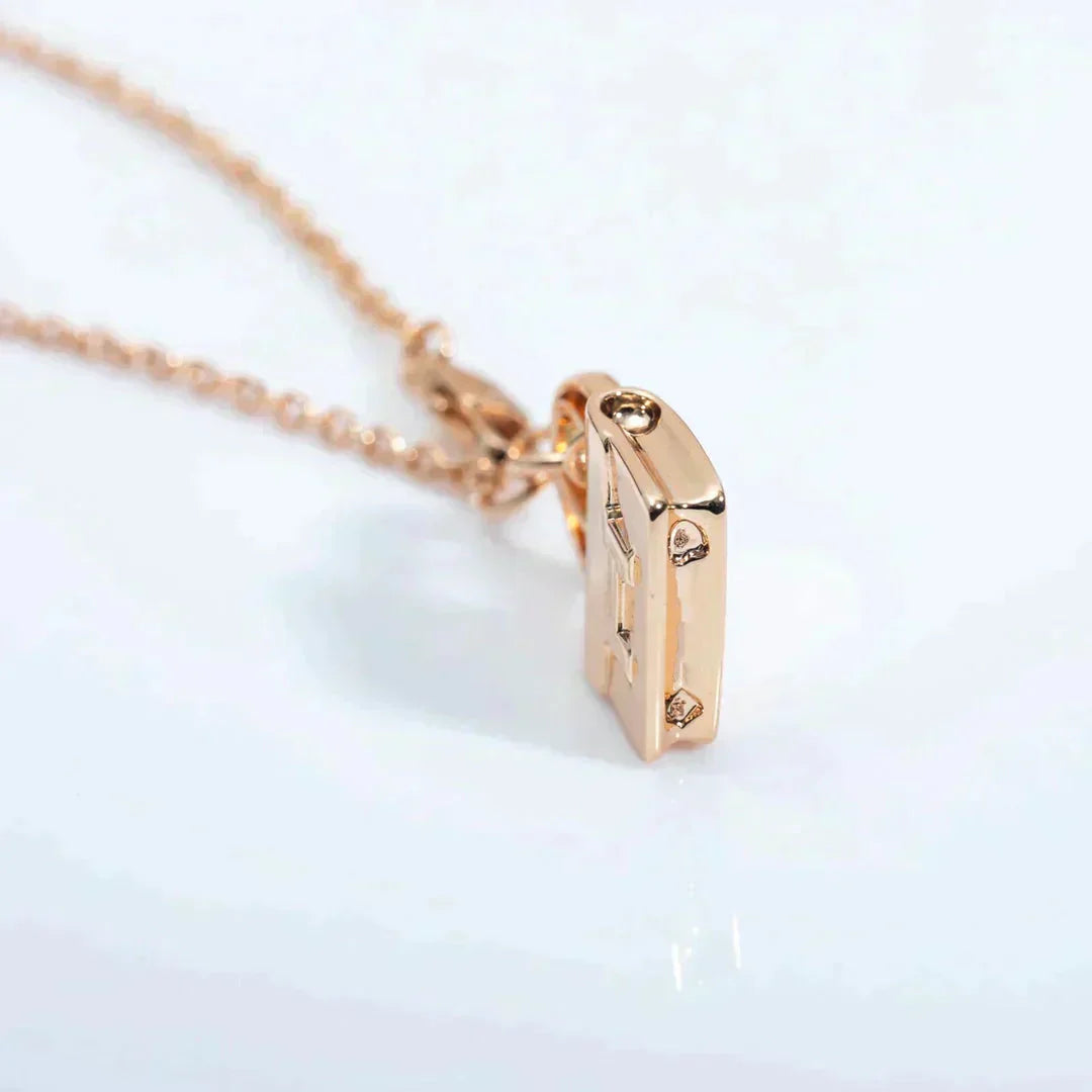 [CiCi]AMULETTE PEDANT ROSE GOLD NECKLACE