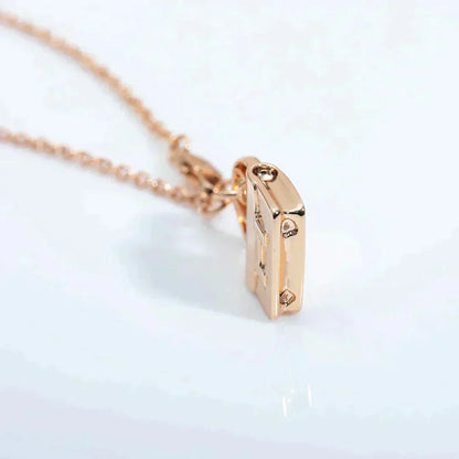 [CiCi]AMULETTE PEDANT ROSE GOLD NECKLACE