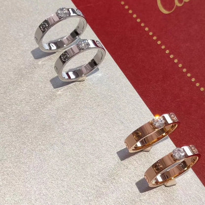 [CiCi]LOVE RING 3.6MM 1 BIG DIAMOND