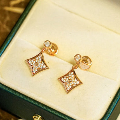 [CiCi]STAR DIAMONDS EARRINGS GOLD