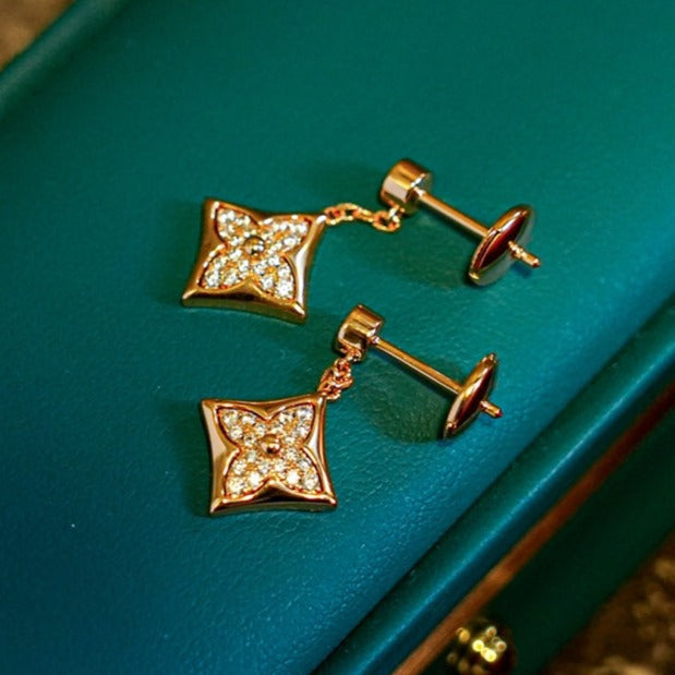 [CiCi]STAR DIAMONDS EARRINGS GOLD