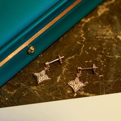 [CiCi]STAR DIAMONDS EARRINGS GOLD