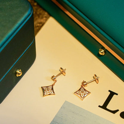 [CiCi]STAR DIAMONDS EARRINGS GOLD
