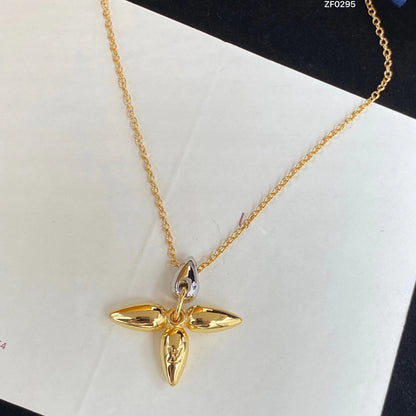 [CiCi]LOUISETTE PEDANT GOLD NECKLACE