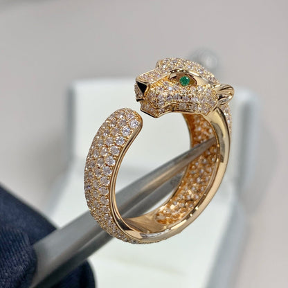 [CiCi]PANTHERE PINK GOLD DIAMOND RING