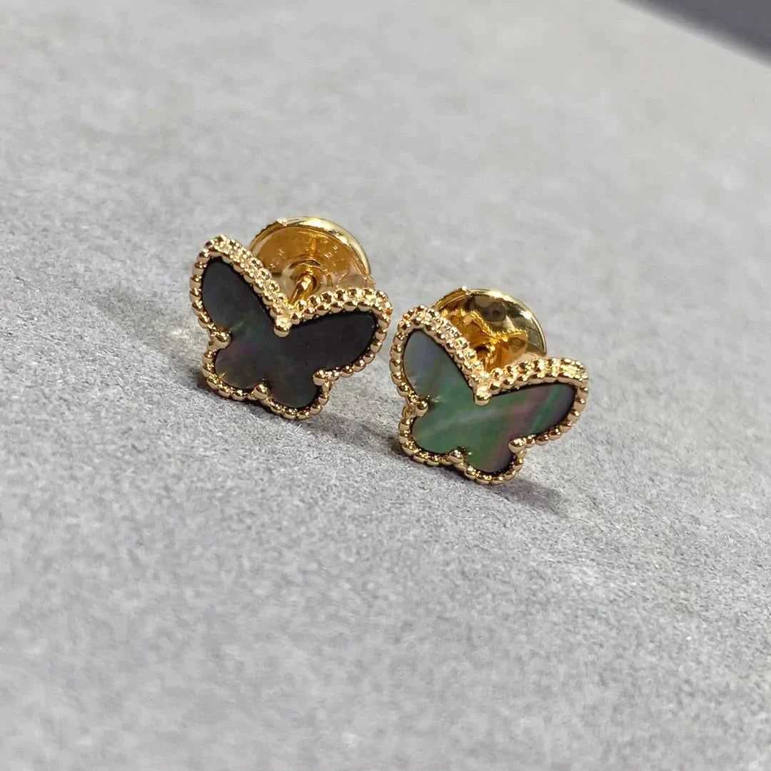 [CiCi]BUTTERFLY DARK MOP  EARRINGS