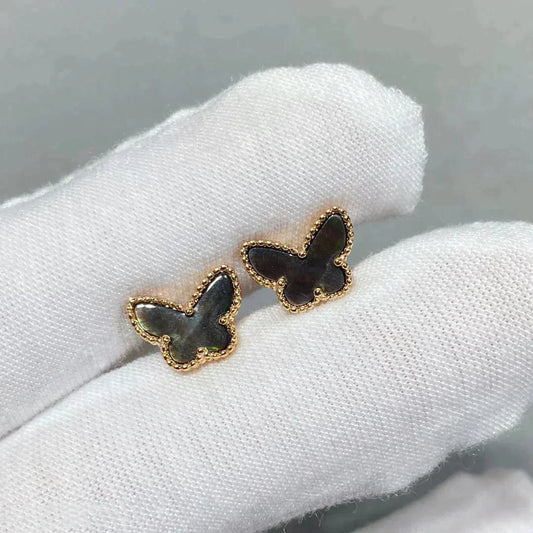 [CiCi]BUTTERFLY DARK MOP  EARRINGS