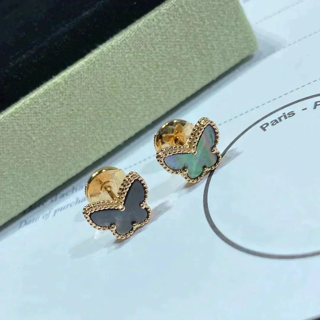 [CiCi]BUTTERFLY DARK MOP  EARRINGS