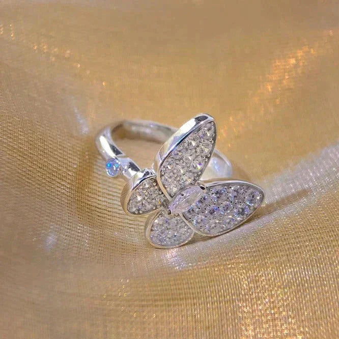 [CiCi]BUTTERFLY DIAMOND RING