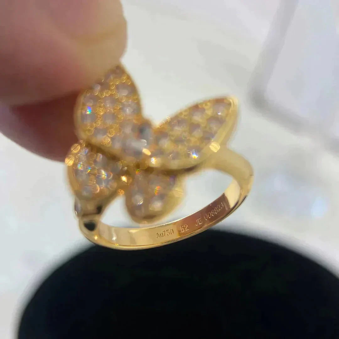 [CiCi]BUTTERFLY DIAMOND RING
