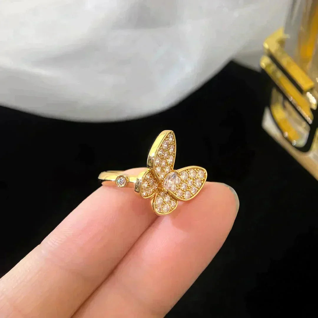 [CiCi]BUTTERFLY DIAMOND RING