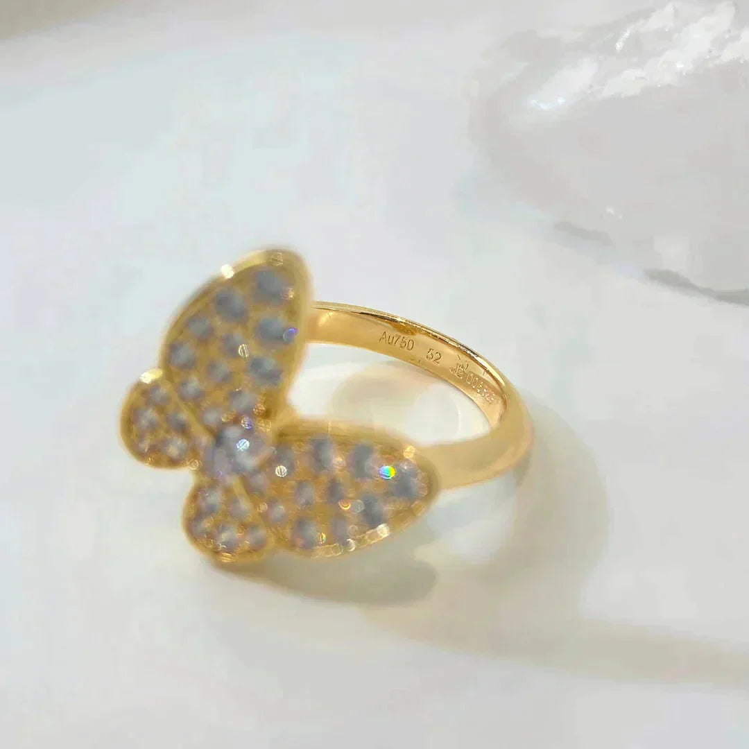 [CiCi]BUTTERFLY DIAMOND RING