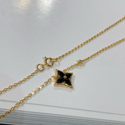 [CiCi]STAR BLACK MOP NECKLACE
