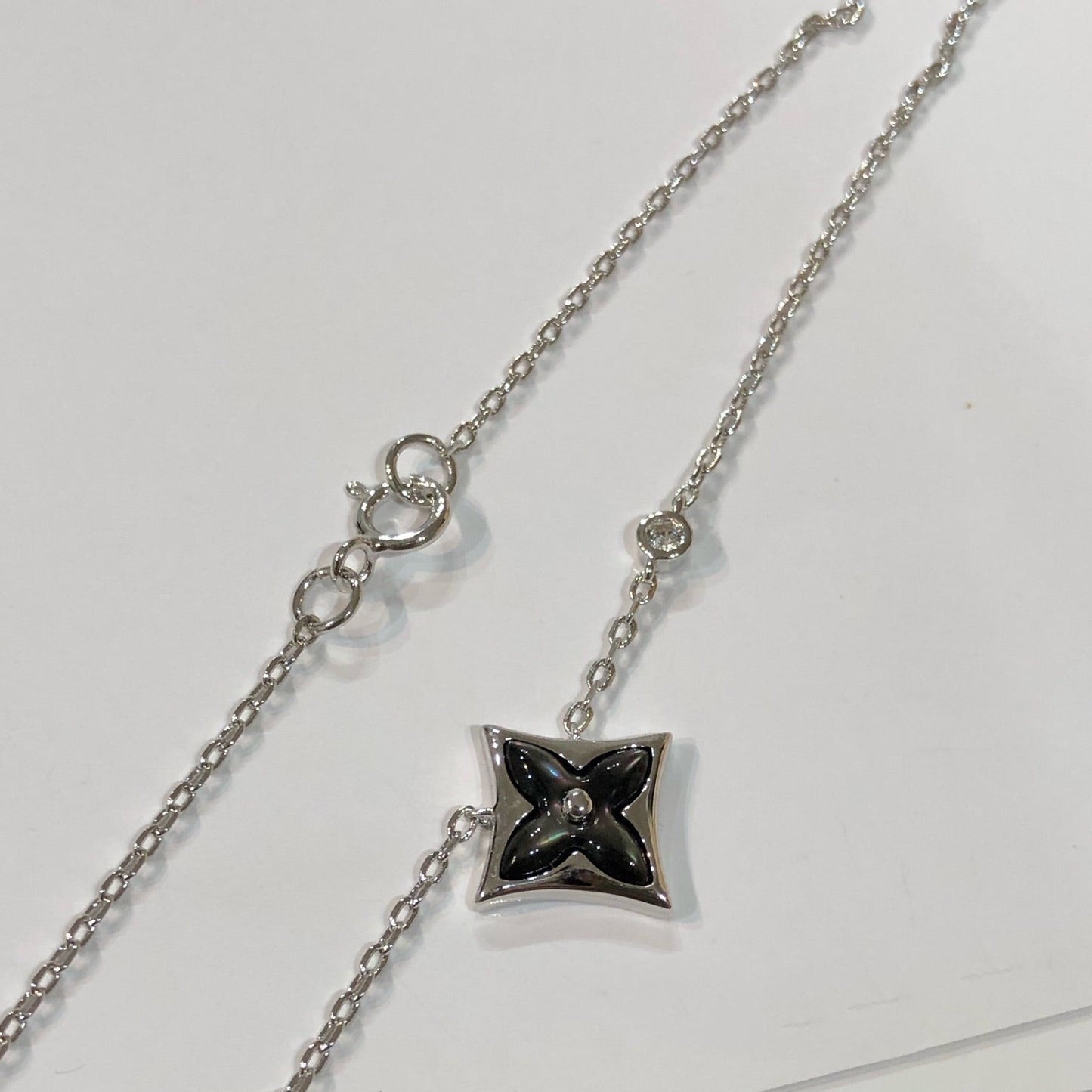 [CiCi]STAR BLACK MOP NECKLACE